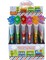 TINYMILLS 24 Pcs Train 2 in 1 Stacking Crayons with Stamp Topper